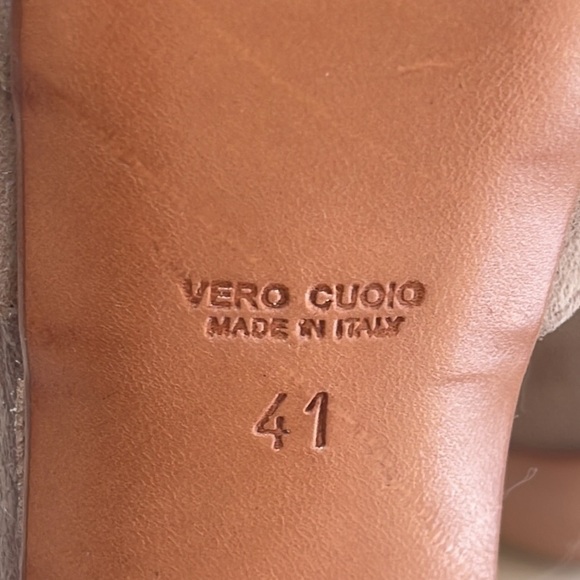 VERO CUOIO Star Class+ Heels Size 41 MADE IN ITALY - Picture 7 of 9